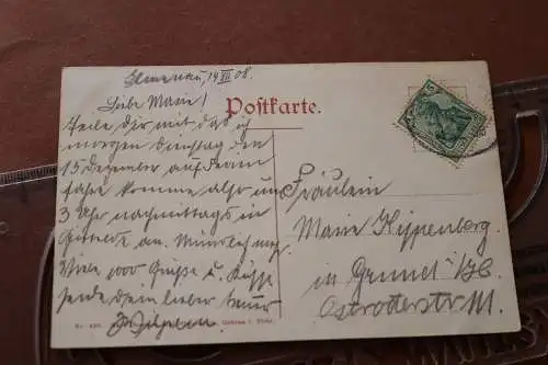 tolle alte Karte  Ansichten von  Ilmenau - 1908