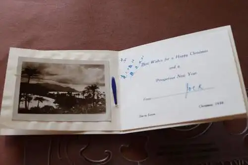 Weihnachtsgrusskarte- Military Headquarters Freetown - Sierra Leone 1938