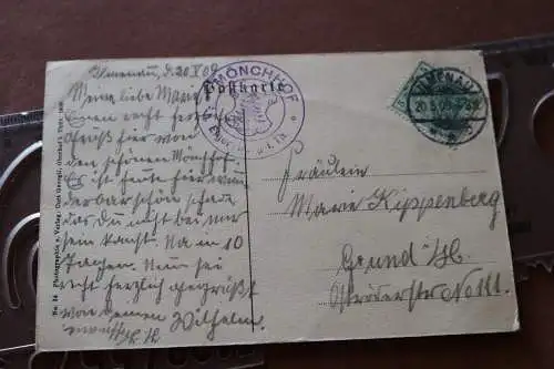 tolle alte Karte - Der Mönchshof bei Bad Elgersburg Thüringen 1909