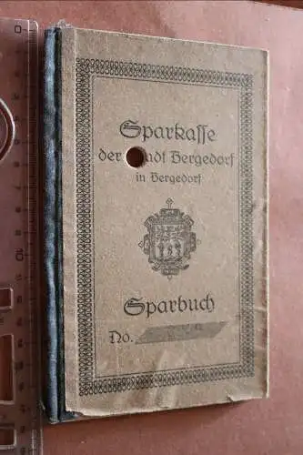 altes Sparbuch - Sparkasse Stadt Bergedorf in Bergedorf 1926