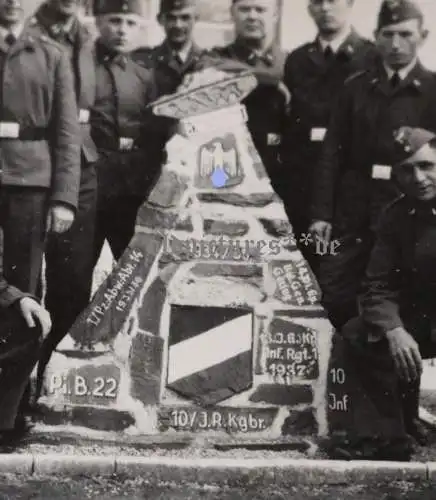 tolles altes Foto - Königsbrück Truppenübungsplatz Gedenkstein 1934/35