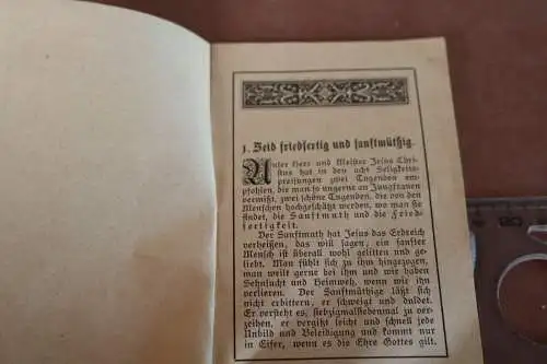 kleines Heftchen - Hab Acht ! Ein Mahnwort an die Jungfrauen - Augsburg 1888