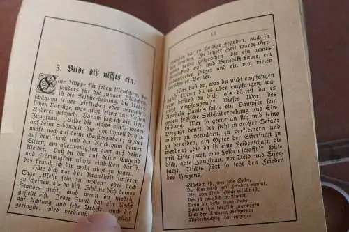 kleines Heftchen - Hab Acht ! Ein Mahnwort an die Jungfrauen - Augsburg 1888