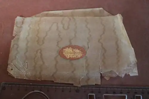 altes Pergament - Waldbaur Schokolade oder Pralinen ? 