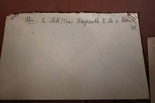 zwei alte Umschläge Briefmarken Bizone ?? 1948 