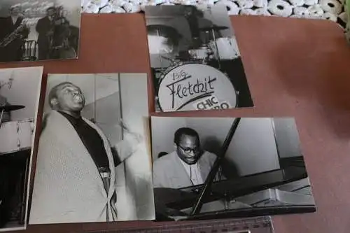 fünf tolle alte Fotos Swingjazz Chic-Combo  George Maycock , Big Fletchit usw 