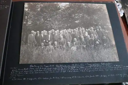 tolles altes Album - 27 großformatigen Fotos - Orte - Wanderung 1925 