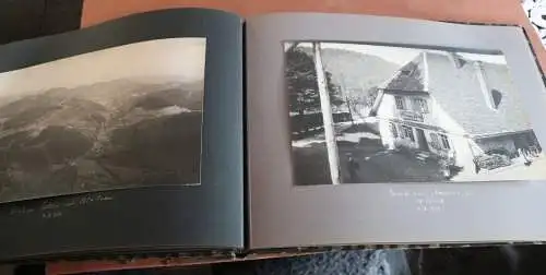 tolles altes Album - 27 großformatigen Fotos - Orte - Wanderung 1925