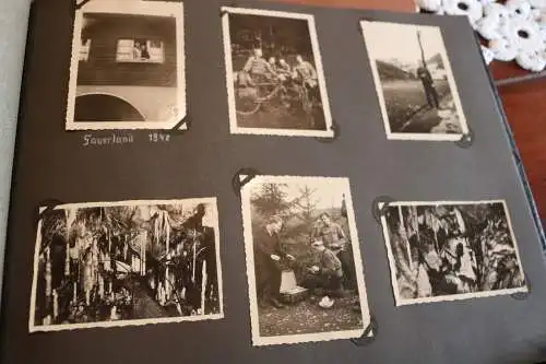 tolles altes Album 160 Fotos - 30er - 70er Jahre Familie, Studenten, Orte usw