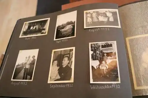 tolles altes Album 160 Fotos - 30er - 70er Jahre Familie, Studenten, Orte usw