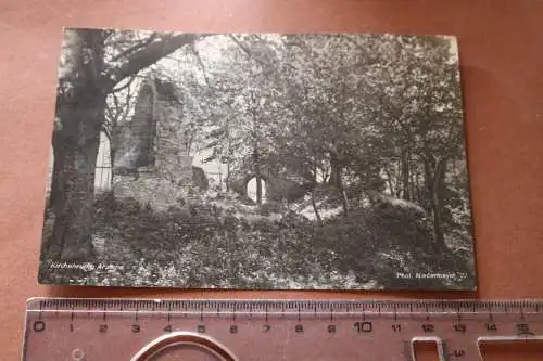 tolle alte Karte - Kirchenruine Arzlohe  Pommelsbrunn 30er Jahre 