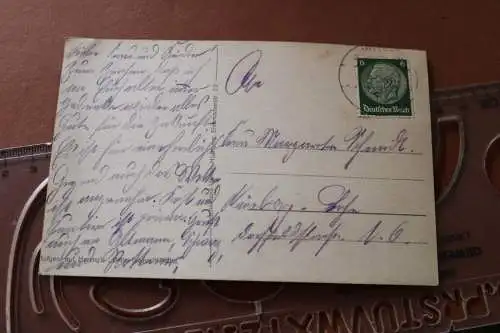 tolle alte Karte - Kirchenruine Arzlohe  Pommelsbrunn 30er Jahre 