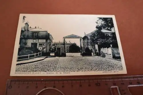 tolle alte Karte - Rambouillet Quartier de la Vénerie 4. Hussards 