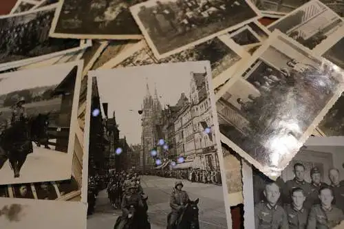 85 alte Fotos - Artillerie-Regiment 17 - Nürnberg mit Kesselpauker 