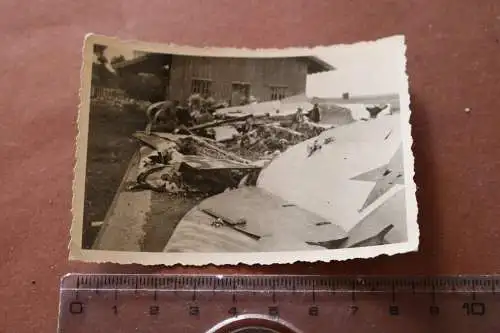 altes Foto - Reste russisches Flugzeug