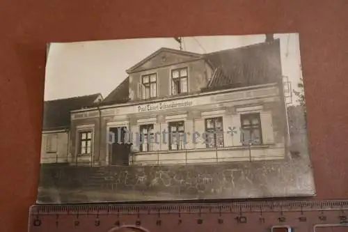 tolles altes Foto - Gebäude Haus - Paul Ehlert Schneidermeister 1910/20 - Ort ??