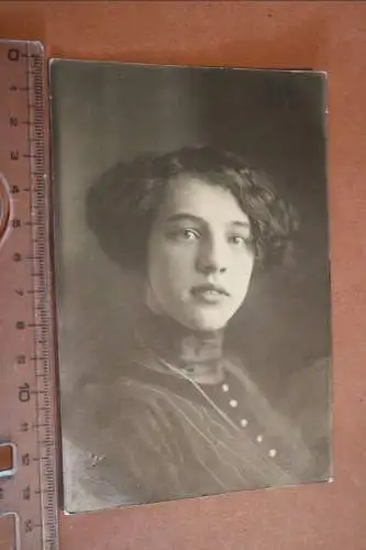 tolles altes Foto - Portrait einer hübschen Frau - Hamburg 1912 ?