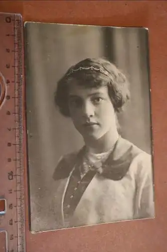 tolles altes Foto - Portrait einer hübschen Frau - Hamburg 1914