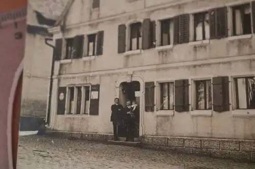 tolles altes Foto - großes Haus - Hausnummer 40 - Bayern - Windsbach ??? 1912