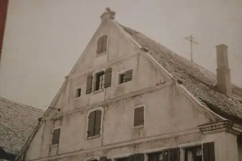 tolles altes Foto - großes Haus - Hausnummer 40 - Bayern - Windsbach ??? 1912