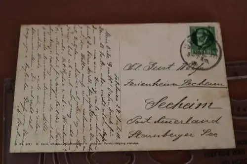 tolle alte Karte - Ansichten Uebersee-Feldwies  1916