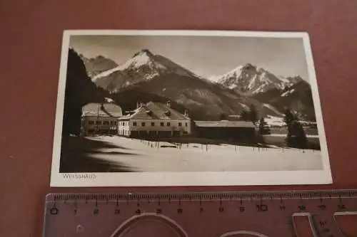 tolle alte Karte - Gasthof und Pension Weißhaus bei Füssen Tirol 1900-1910 ?