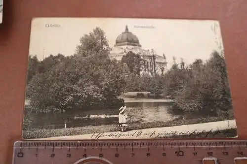 tolle alte Karte - Görlitz Ruhmeshalle 1911