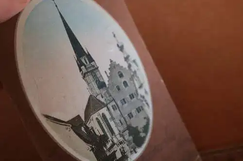 tolle alte Karte - Kirche Radolfzell leicht glänzend  1903