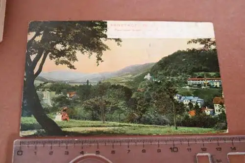 tolle alte Karte - Arnstadt Thüringen - Plaue´scher Grund  1900-1910