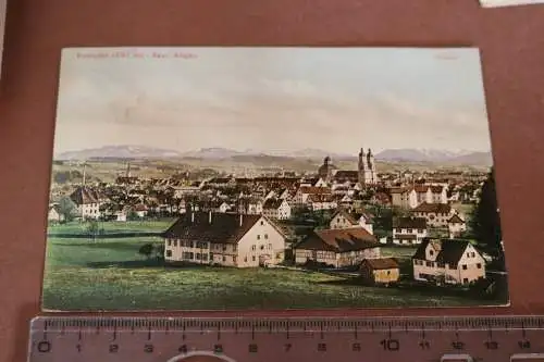 tolle alte Karte - Ansicht Kempten Allgäu  1909