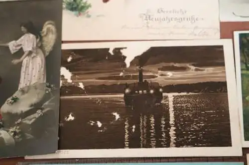 24 tolle alte Karten - 1900-1910  meist aus Bayern versendet, vers. Motive 
