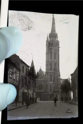 tolles altes Negativ - Matthiaskirche, Budapest