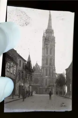 tolles altes Negativ - Matthiaskirche, Budapest