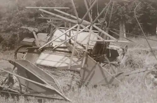 sieben tolle alte Negative - landwirtschaftliche Maschinen - Fahr usw. 1910-30 ?