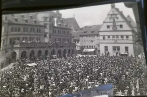 18 alte Negative Rothenburg Tauber - Festumzug - Gebäude - 1910-20 ca