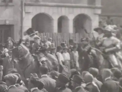 18 alte Negative Rothenburg Tauber - Festumzug - Gebäude - 1910-20 ca