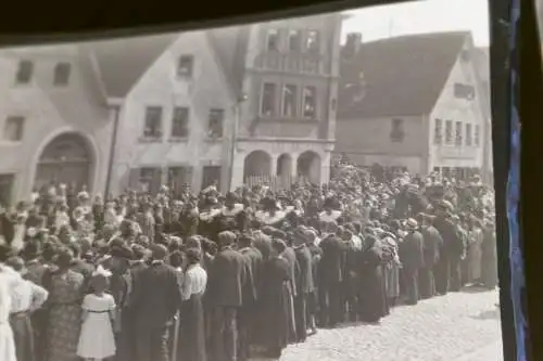 18 alte Negative Rothenburg Tauber - Festumzug - Gebäude - 1910-20 ca