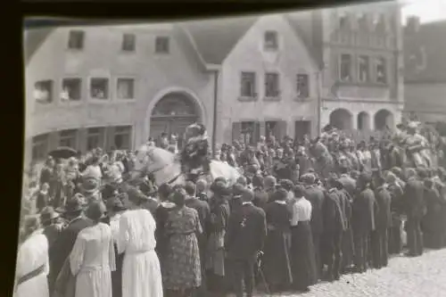 18 alte Negative Rothenburg Tauber - Festumzug - Gebäude - 1910-20 ca