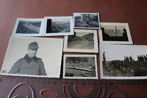 acht alte Fotos eines Gebirgsjäger - Dänemark und Norwegen  1940