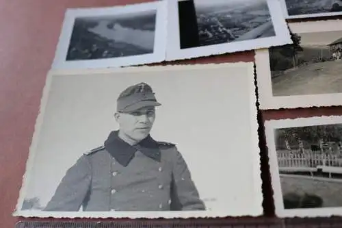 acht alte Fotos eines Gebirgsjäger - Dänemark und Norwegen  1940