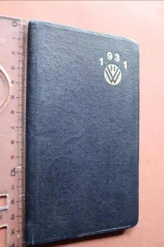 toller alter Taschenkalender 1931 H Wuhrmann 