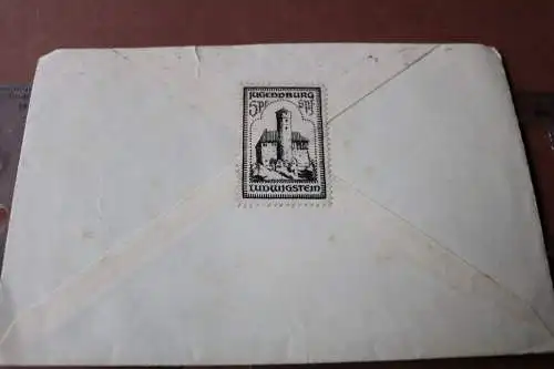 fünf alte Umschläge - Aufkleber Zensur geöffnet usw. 20-40er Jahre 