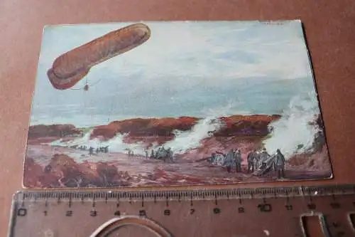 alte Karte - Fesselballon - Beobachter - Luftflotten-Verein 