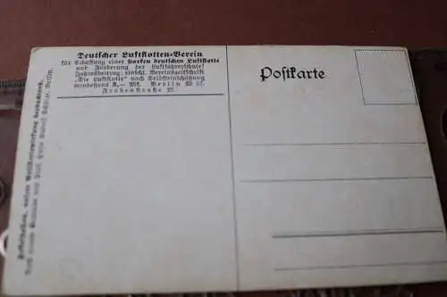 alte Karte - Fesselballon - Beobachter - Luftflotten-Verein 