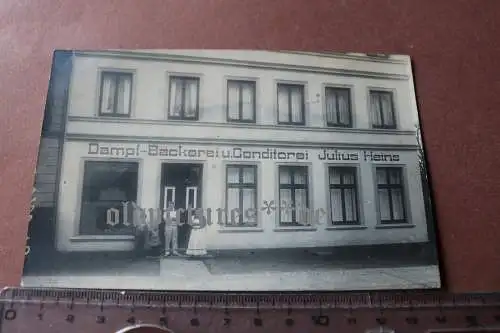 tolles altes Foto - Dampf-Bäckerei u. Conditorei Julius Heins 1910-30 ?? Ort ???