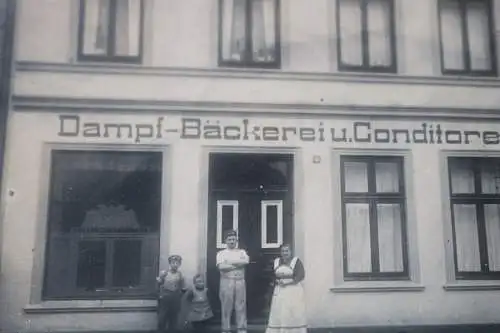 tolles altes Foto - Dampf-Bäckerei u. Conditorei Julius Heins 1910-30 ?? Ort ???