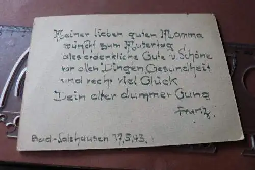 tolle alte Handzeichnung - Kobold ? signiert Hölldobler 1943 