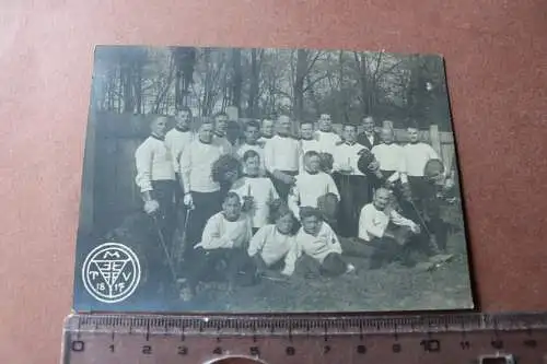 tolles altes Gruppenfoto - Fechtabteilung MTV von 1817 -  20-30er Jahre 