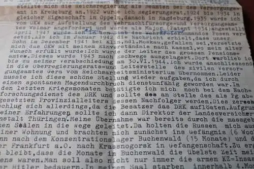 alter Lebenslauf eines Oberst Müller-Waegener ?? 