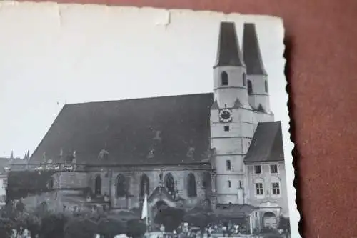 tolles altes Foto - Alt-Oetting, Kapellenplatz, Gottesdienst mit Soldaten - 20-3